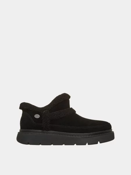 Угги Skechers KEEPSAKES LITE замша/текстиль чорний