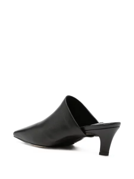 Papuci tip mules Toteme din piele negru