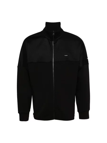 Sweter Calvin Klein z kapturem czarny