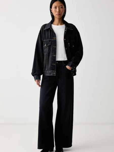LEVI'S ® Džínsy CINCH WIDE LEG' čierna