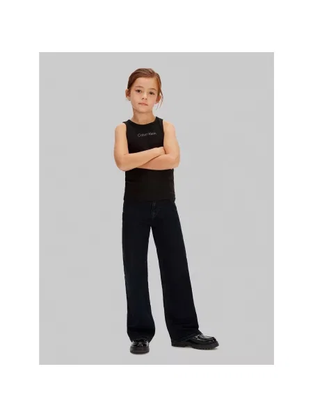 Top Calvin Klein Jeans čierna