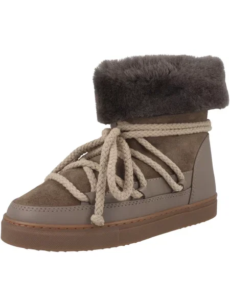 INUIKII De piele bocanci CLASSIC HIGH | shearling maro