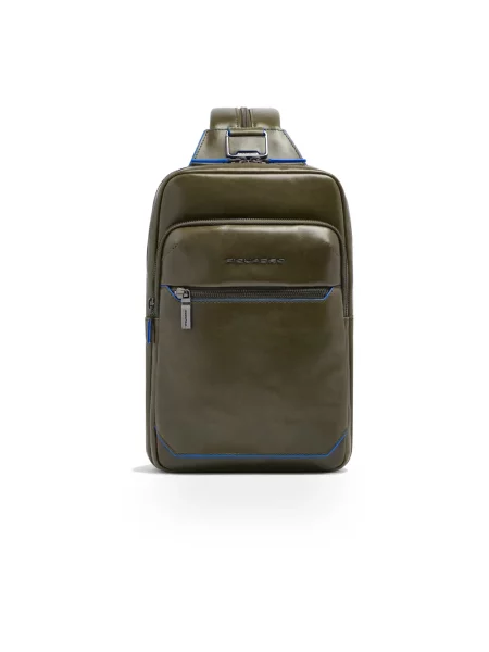 Torba Piquadro skórzana zielona
