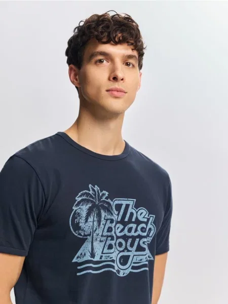 Tricou Reserved albastru