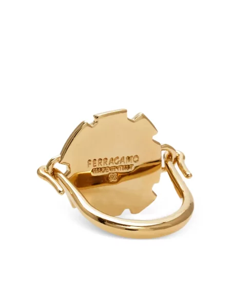 Inel Ferragamo cu model floral