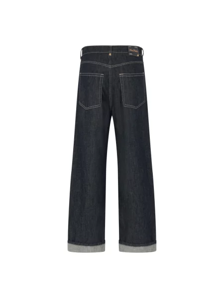 Jeansy Max Mara niebieskie