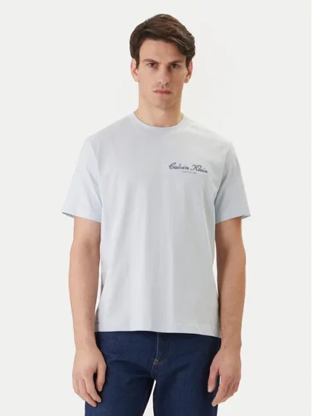 Тениска Calvin Klein Jeans синьо