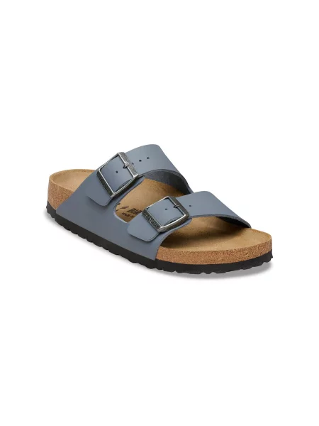 Birkenstock Arizona Birko-Flor Narrow Fit Basalt Gray Kobiety Sandały Birkenstock Size: szary