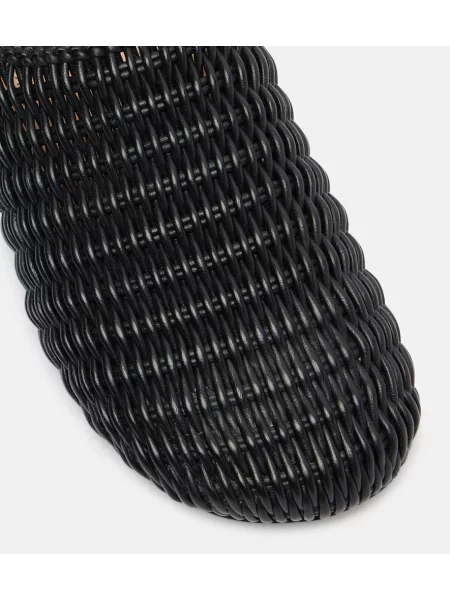 Kožené loafersy Jw Anderson čierna