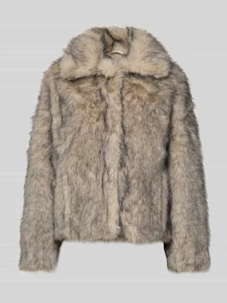 Kurtka z imitacji futra z wpuszczanymi model ‘AKAJA’ B.young