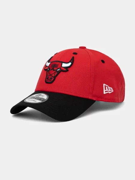 Kapa sa šiltom New Era NBA SIDE PATCH CHICAGO BULLS s aplikacijom crvena