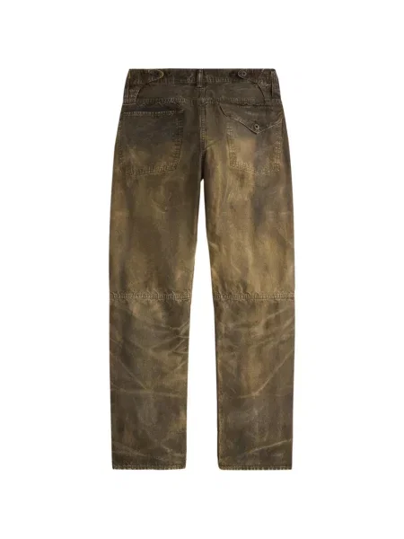 Παντελόνι Ralph Lauren Rrl με φθαρμένο εφέ πράσινο
