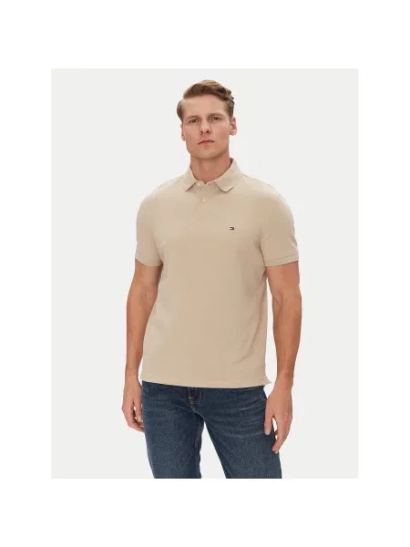 Polo majica Tommy Hilfiger bež