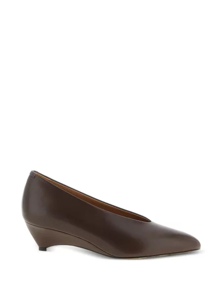 Pantofi cu toc Jil Sander maro