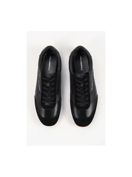Sneakersy Karl Lagerfeld skórzane czarne