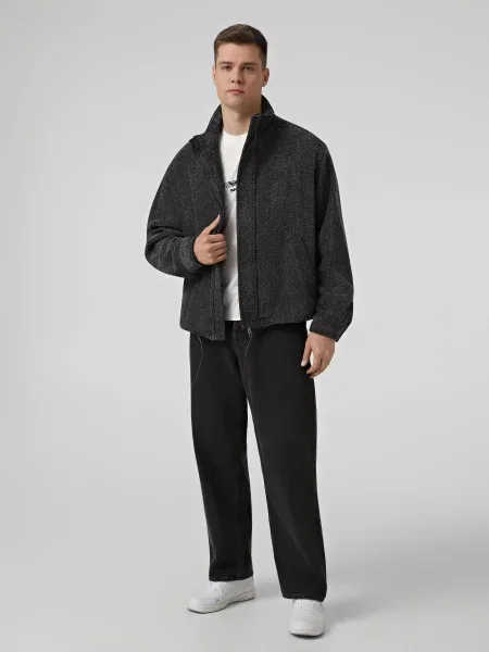 Пальто Emporio Armani бавовна/віскоза чорний