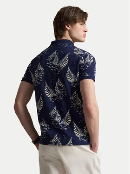 Polo Ralph Lauren Tričko svetlobéžová / opálová / tmavomodrá