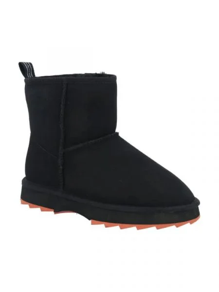 EMU Australia De piele bocanci sharky mini cu adaos de lână negru