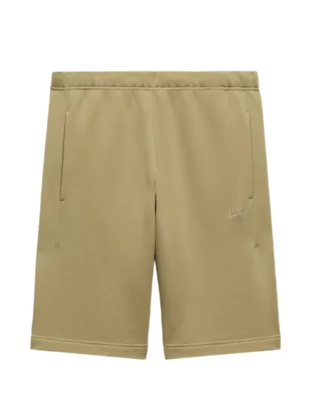 Pantaloni scurți Kenzo cu broderie verde