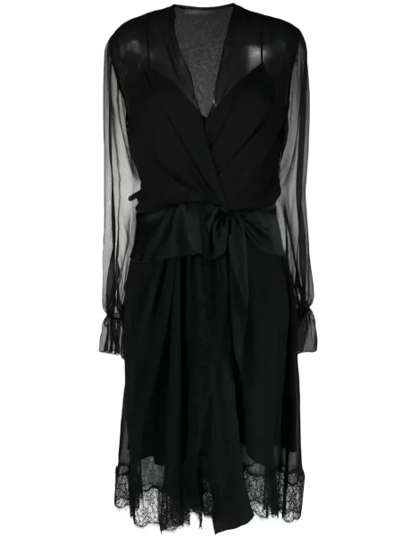 Rochie midi Alberta Ferretti din dantelă
