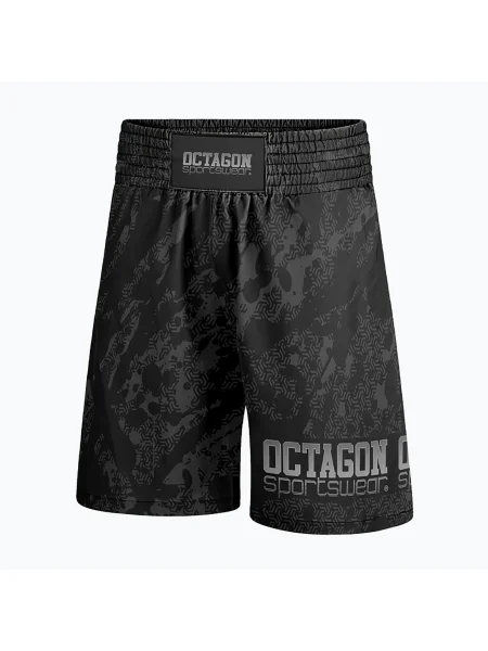 Octagon Geo Grunge férfi boxeralsó. Méret: M fekete