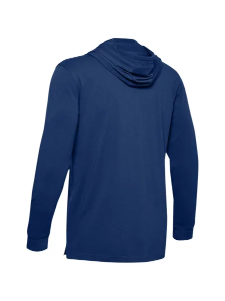Hanorac cu glugă Under Armour cu imagine albastru