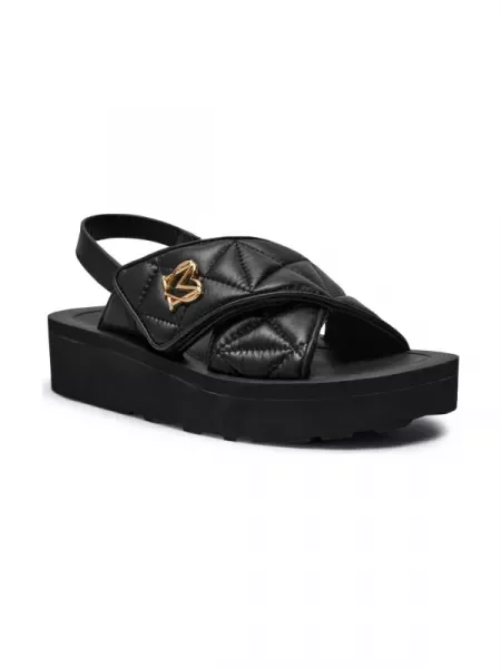 Love Moschino Bőr szandál fekete