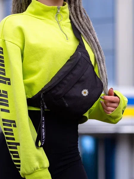 Поясная сумка Without черная