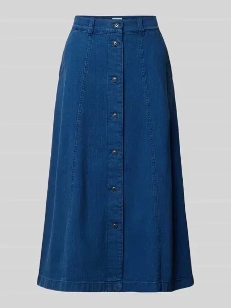 Spódnica midi w optyce denimu model Ally' Mustang niebieska