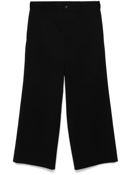 Pantaloni Comme Des Garçons din țesătură twill negru