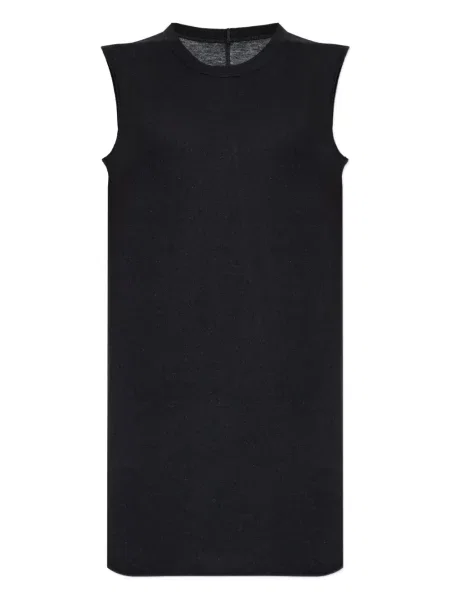 Vesta Rick Owens bez rukávů černá