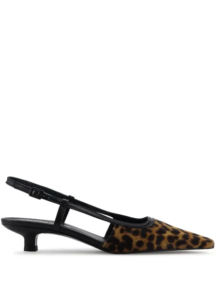 Pantofi cu toc Notabene slingback negru