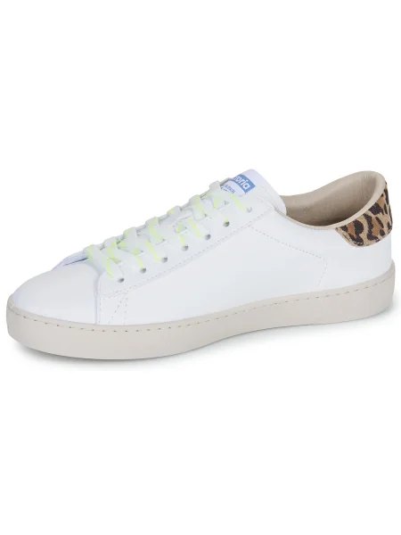 Pantofi Victoria cu imagine cu imprimeu animal print alb