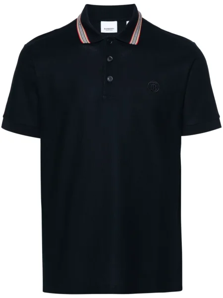 Polo Burberry cu dungi albastru