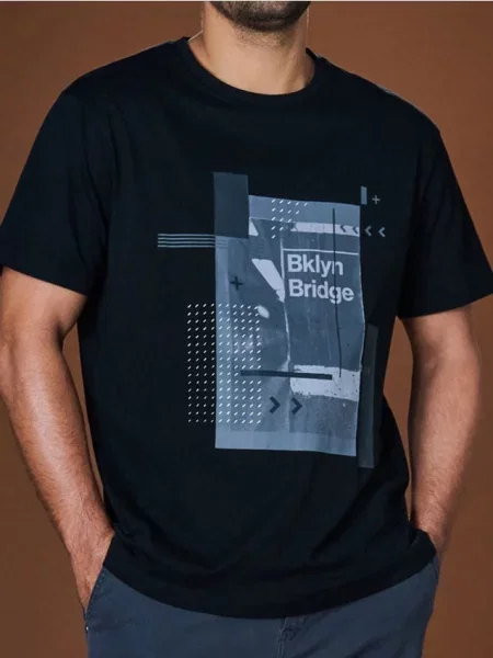 Sinsay Tričko s krátkým rukávem černá