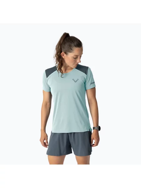 Tricou de alergare pentru femei DYNAFIT Sky cloud blue albastru