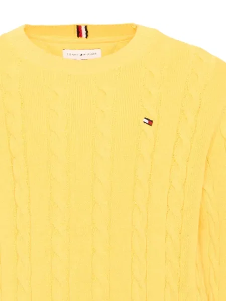 Dětské svetr Tommy Hilfiger žlutý