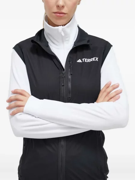 Sneakerși Adidas Terrex cu dungi plasă cu imagine negru