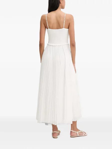 Rochie midi Morgan din dantelă alb