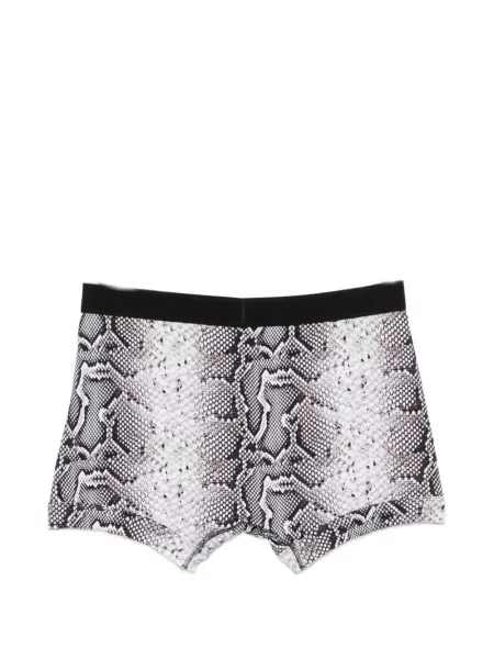 Boxeri Tom Ford cu imagine cu model piele de șarpe alb