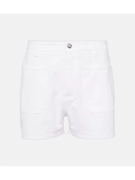 Pantaloni scurți din denim Dolce&gabbana cu talie înaltă galben