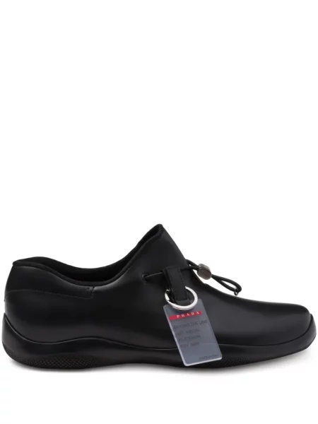 Sneakerși Prada slip-on negru