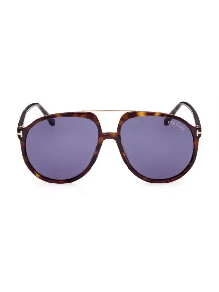 Tom Ford Okulary Przeciwsłoneczne Archie schwarz niebieskie