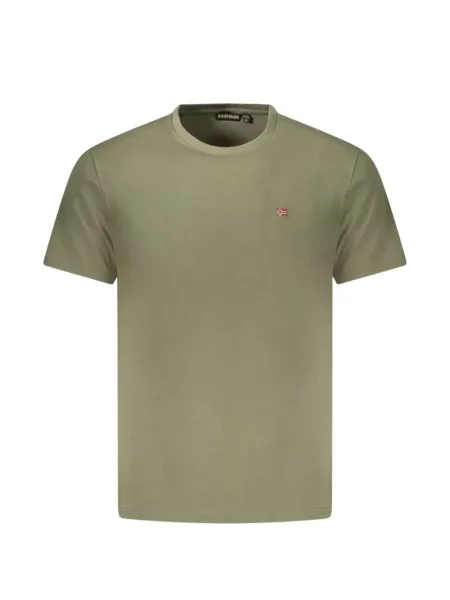 Tricou Napapijri cu autograf verde