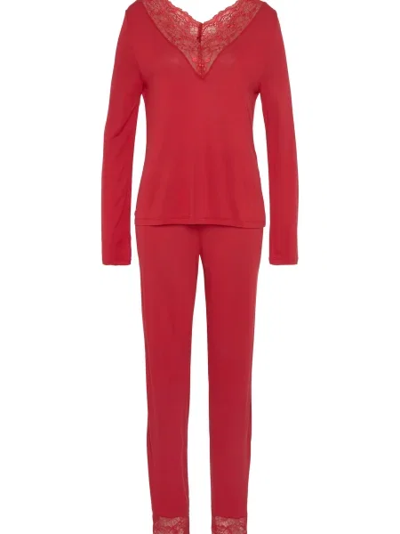 LASCANA Pijama roșu