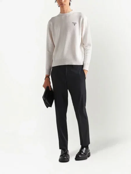 Liesas kelnės Prada juoda