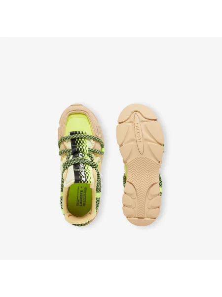 Кроссовки Lacoste бежевые