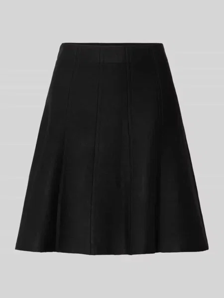 Spódnica mini z mieszanki w imitacji dzianiny Apricot czarna