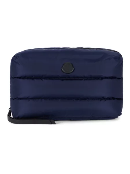 Torba Moncler pikowana niebieska