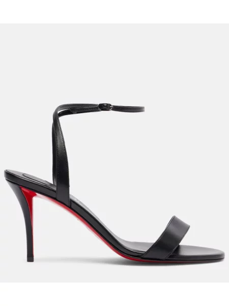 Kožené sandále Christian Louboutin čierna